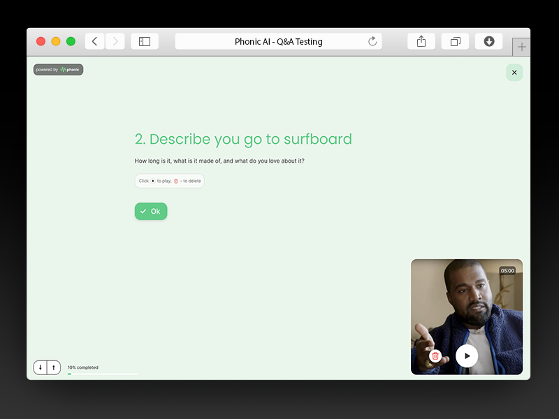 Phonic AI Q&A Testing