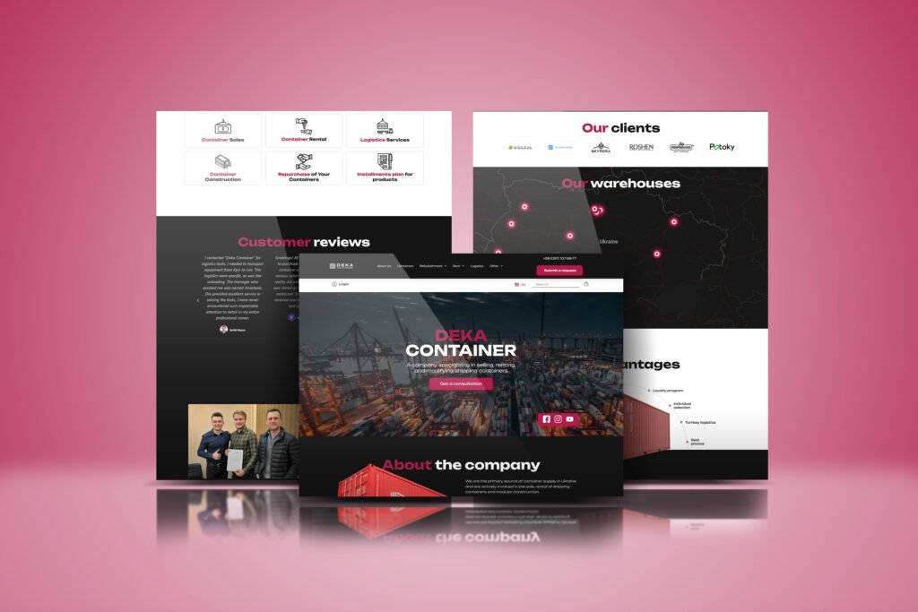 Deka Container Website
